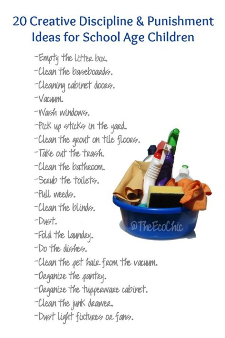20 Creative Discipline and Punishment Ideas for School Age Kids HUMOR