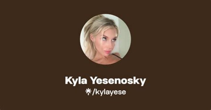 Kyla yesenosky nude &hearts;