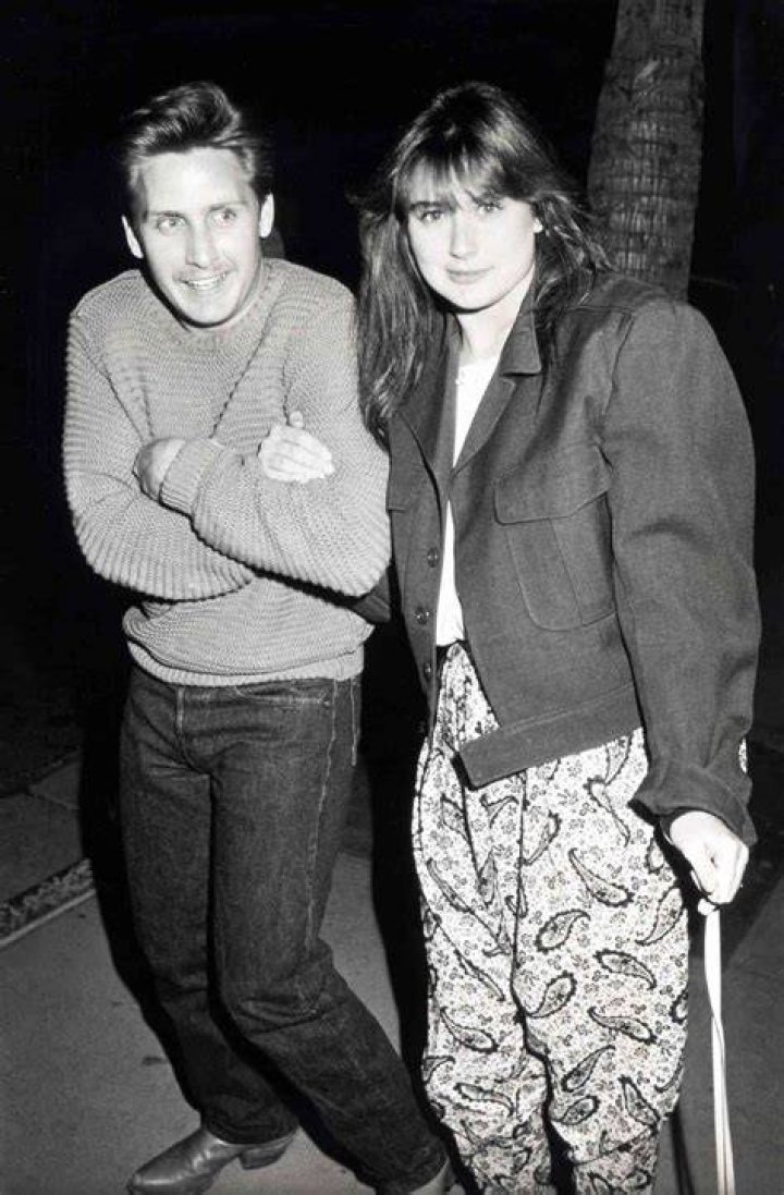 TBT Demi Moore and Emilio Estevez